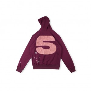 Sp5der Nocturnal Highway 5 Hoodie Lila | 5724VSJYL