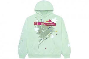 Sp5der SP5 Hoodie Gröna | 8460BVZXI