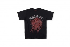 Sp5der Spider Young Thug T Shirt Svarta | 8293COAUG