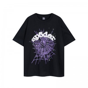 Sp5der Young Thug White Sign T Shirt Svarta | 1946YVWBC