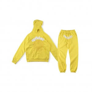 Sp5der Young Thug Worldwide Träningsoverall Gula | 5237AFJXE